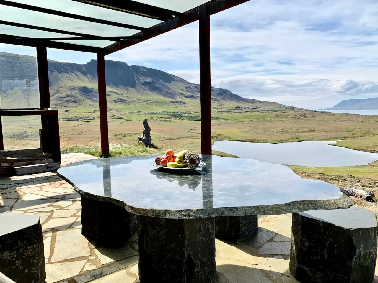 The Hilltop House The View from Luxury Cabin Iceland