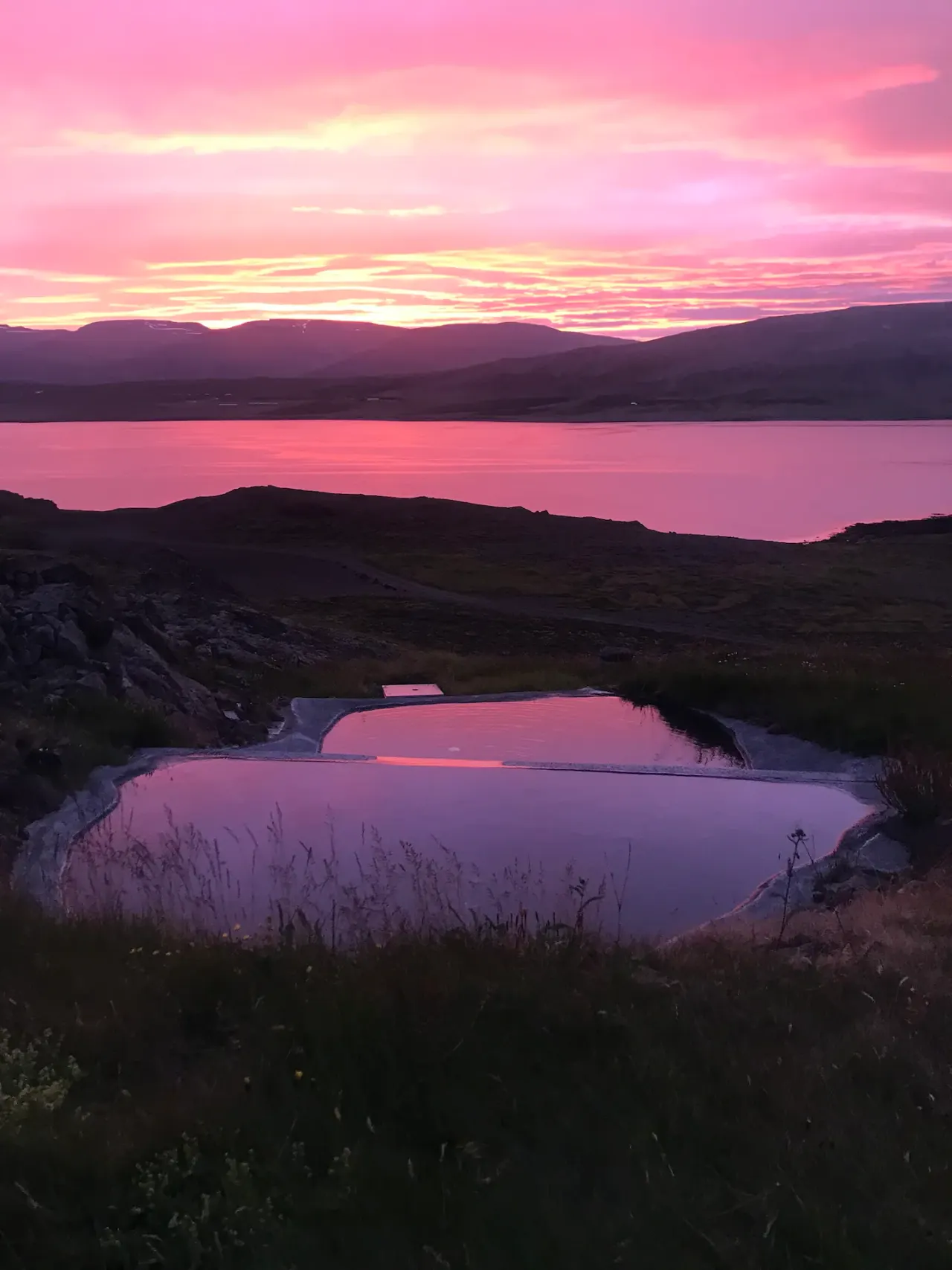 The Hilltop House Accommodation with Private Hot Spring Iceland