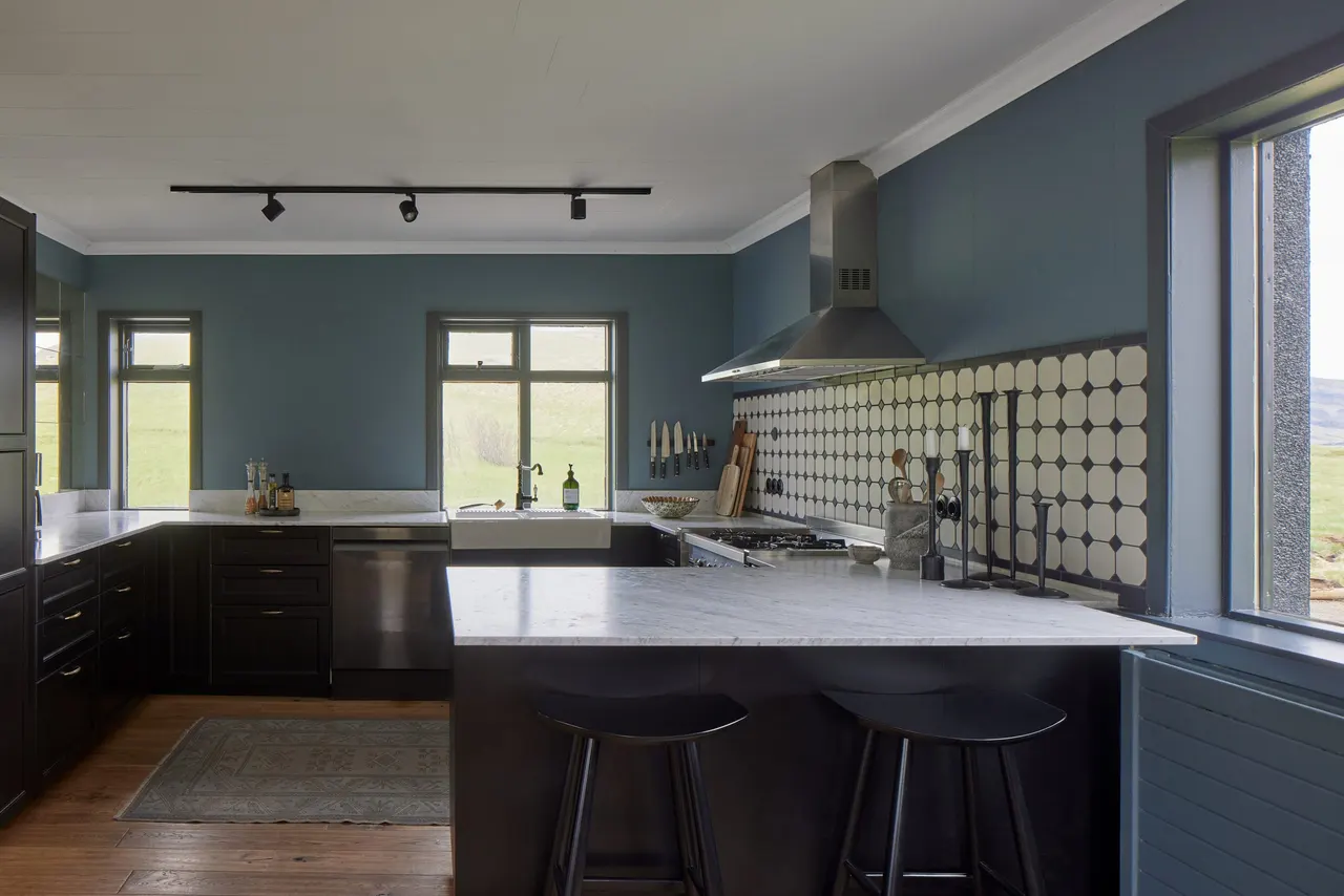 nordic kitchen design in the Club House