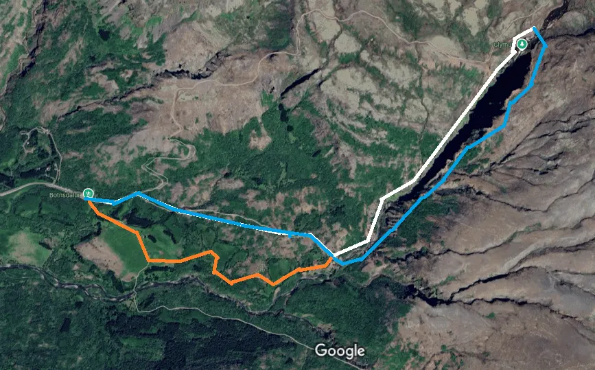 Glymur Waterfall Hike Map - How to Get to Glymur