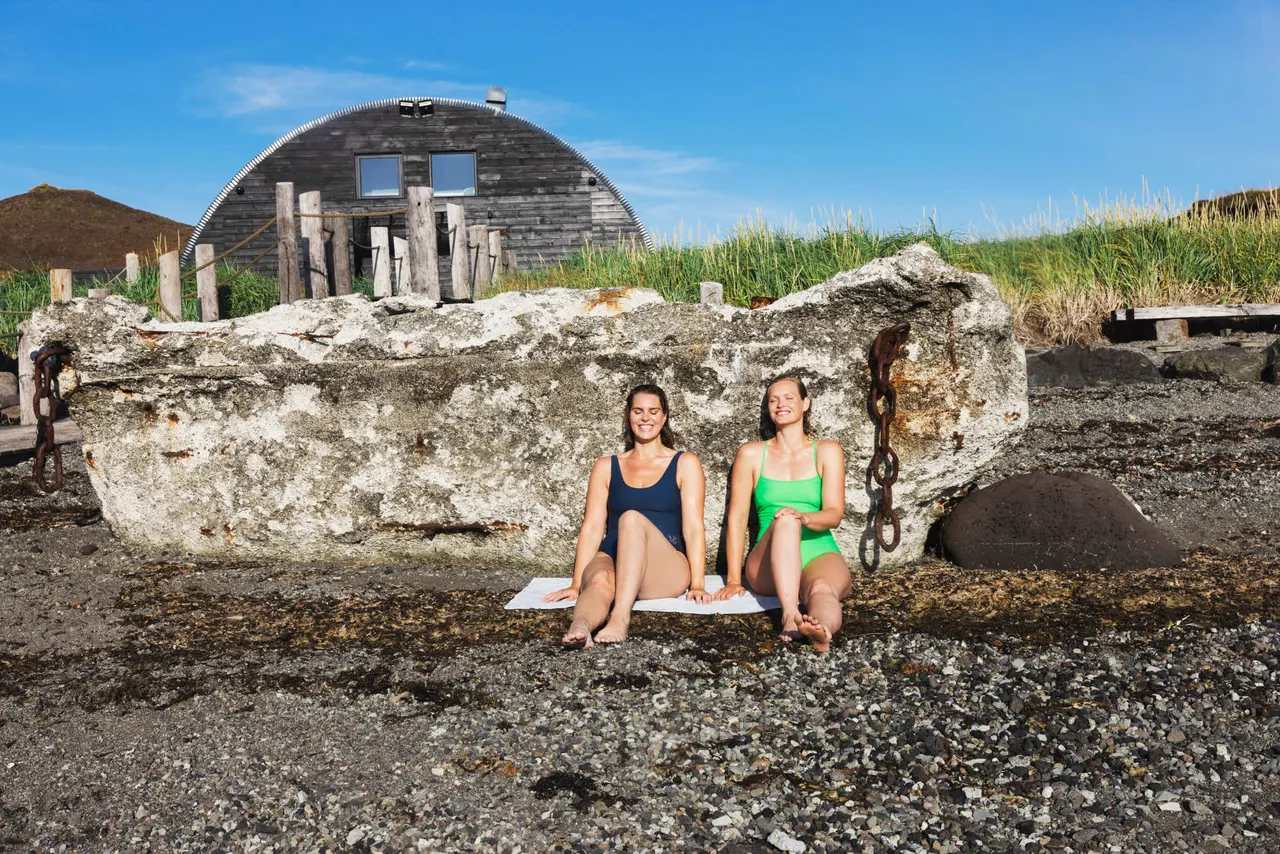natural hot spring lagoon resort in iceland