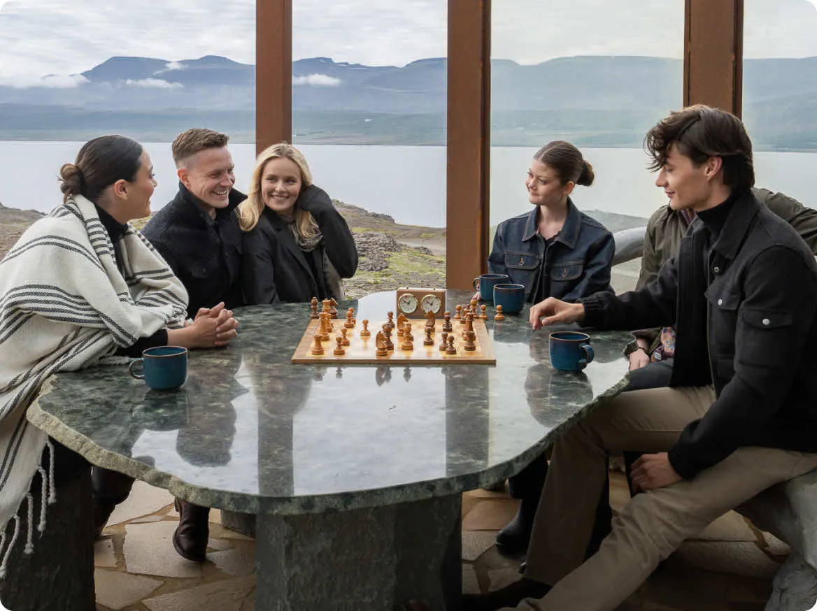 premium accommodation in Iceland with fjord views