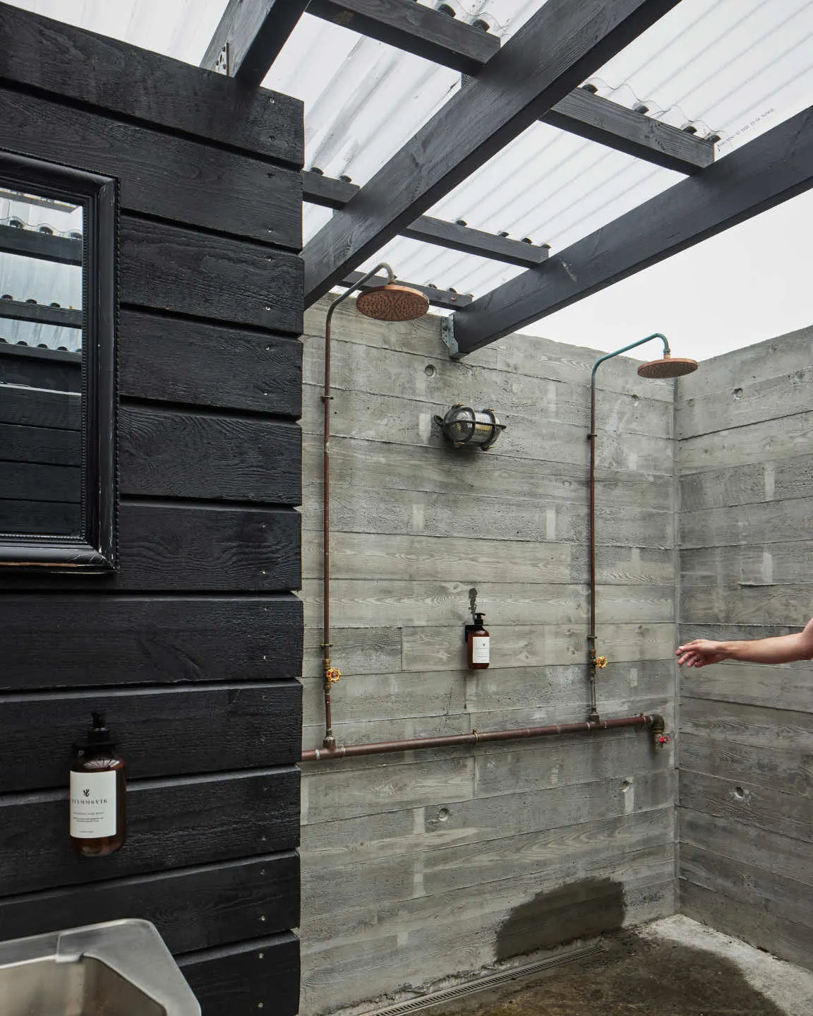 hot springs iceland rustic shower facilities