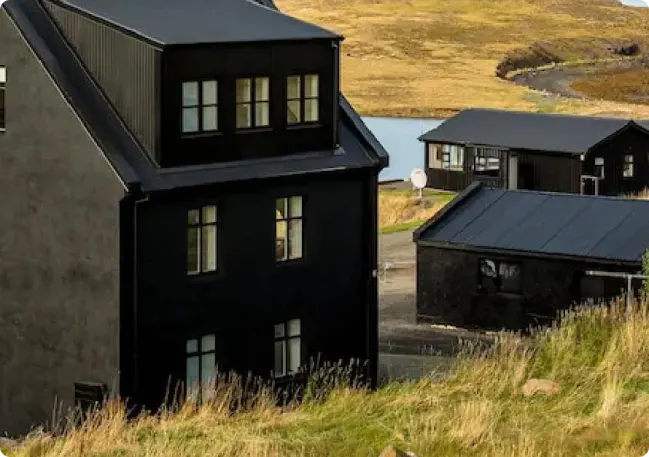 Modern nordic Renovated Icelandic Farm Luxury accommodation