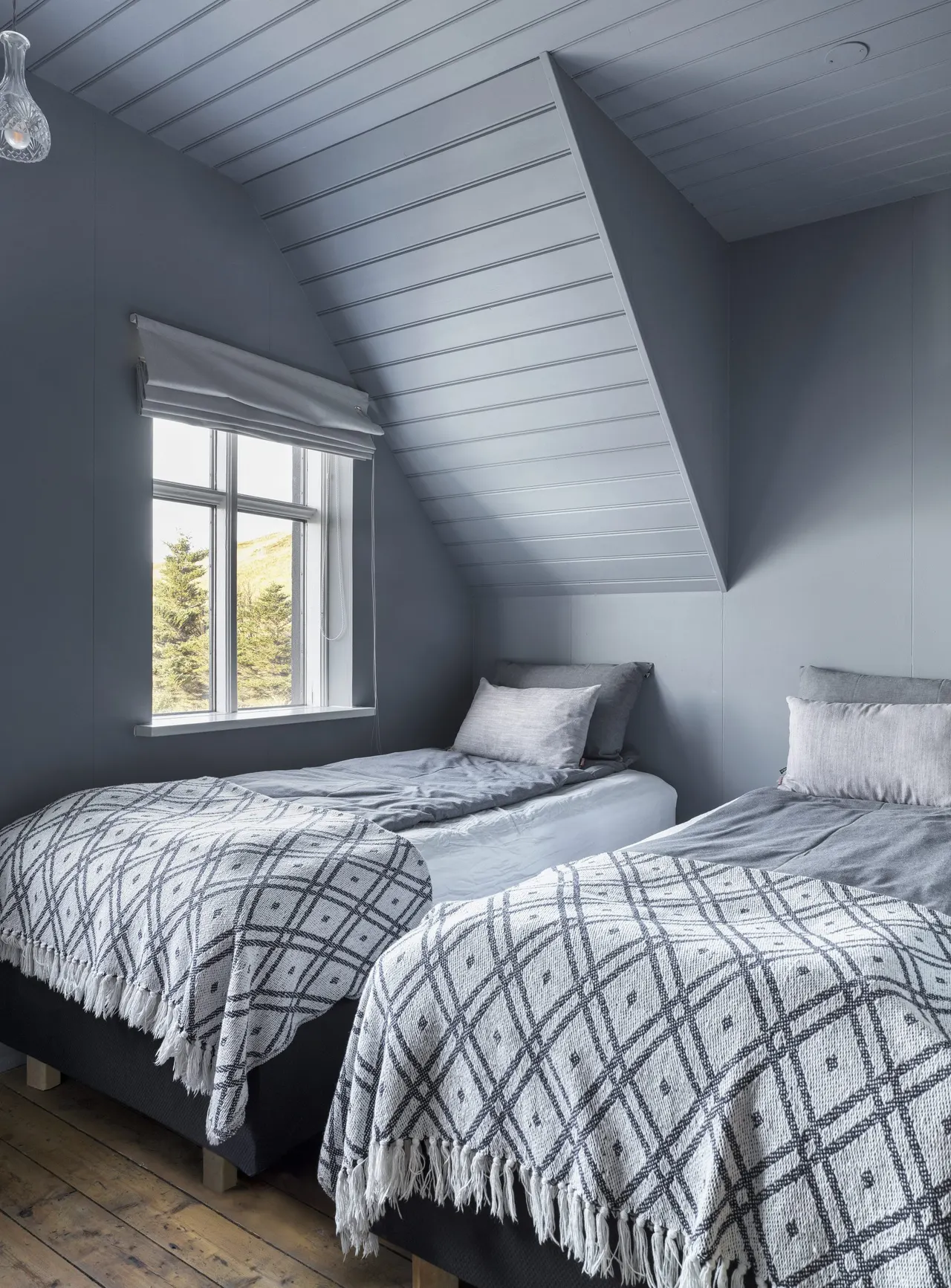 Icelandic country scandinavian chic interiors bedroom