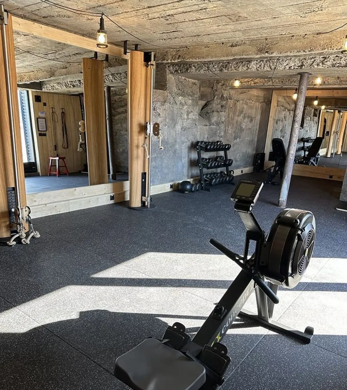The Gym at Hvammsvík Hot Springs Lagoon in Iceland
