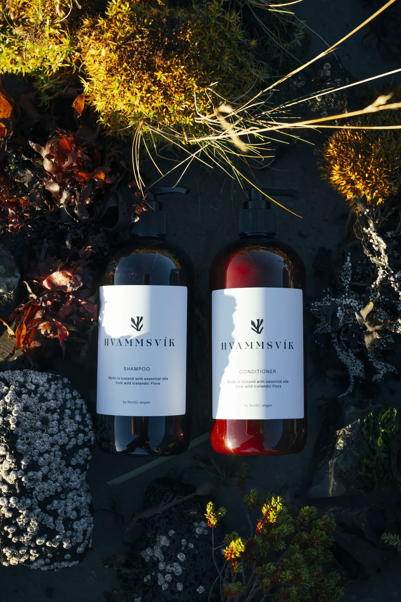 Icelandic made natural shampoo and conditioner