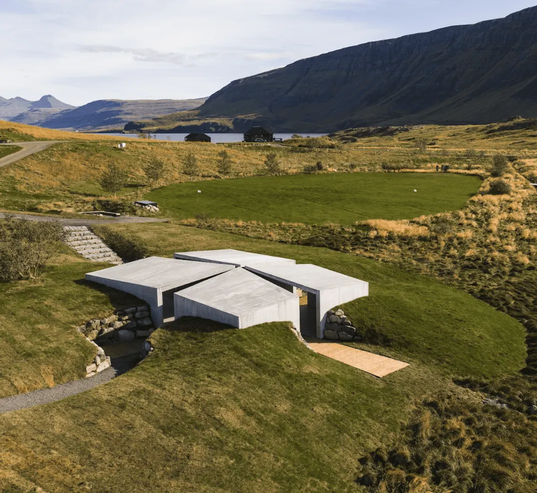 Modern Architecture Sculpture in Iceland