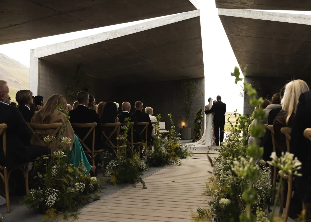 Wedding in Reykjavik Iceland Temple Church Venue