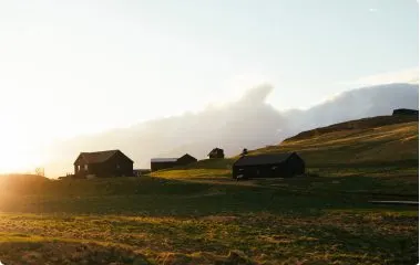 Private accommodation in Iceland, design lodges